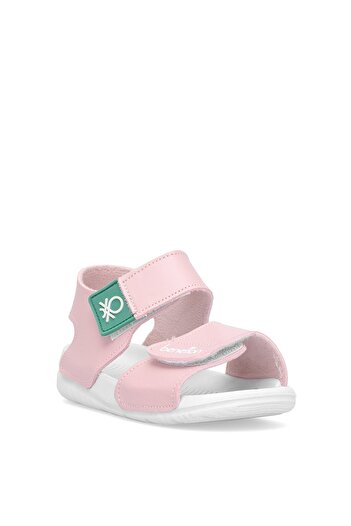 Benetton Bn-1252 Baby Girl Sandals Powder