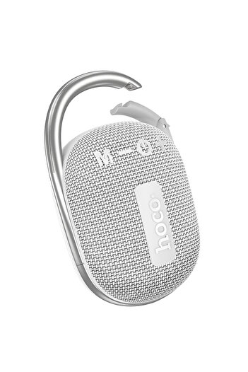 REDz Accessories Portable Bluetooth Speaker, Hoco HC17, 500mAh Capacity, 2 Hours Battery Life, Carabiner, Gray