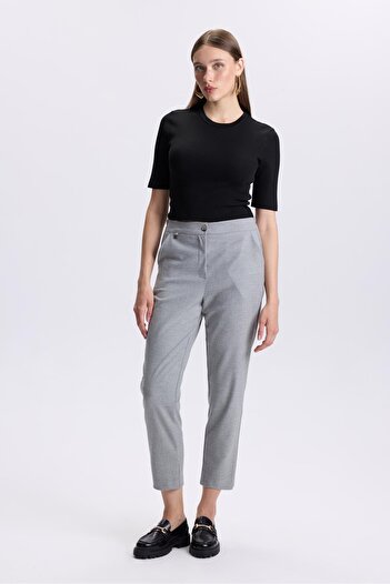 Zühre Gray Skinny Leg Trousers P-0203