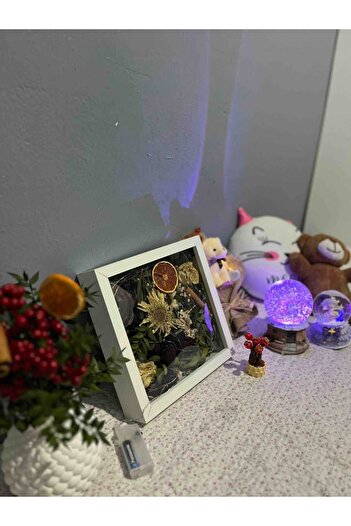 Hometaş Ev Ürünleri 25x25 Derin Anı Çerçevesi Gül Kutusu İsteme Çiçegi Çerçevesi Yeni Nesil Çerçeve