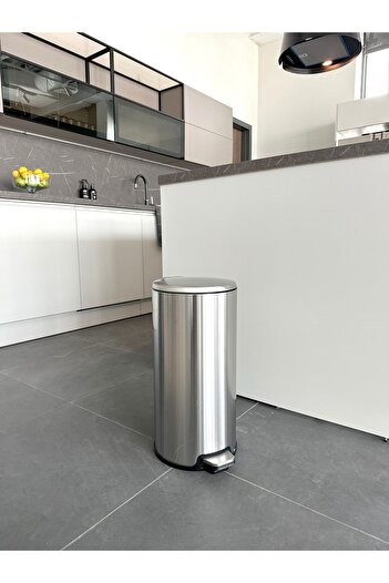 Prima Nova Cigo Pedal Bathroom Kitchen Office Trash Can 20 Lt Stainless Steel