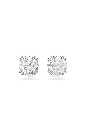 Swarovski Constella Silberfarbene Ohrknöpfe 5636712
