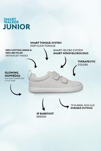HOPFRÖG Gray smart Walker Junior - super Matte Cool Barefoot Children's shoes