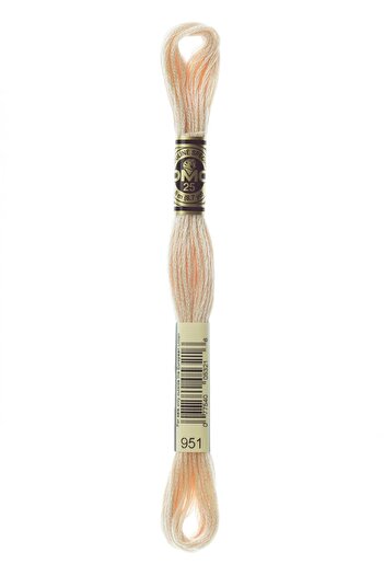 Dmc Muline Hand Embroidery Threads - 8 M - Color No 951
