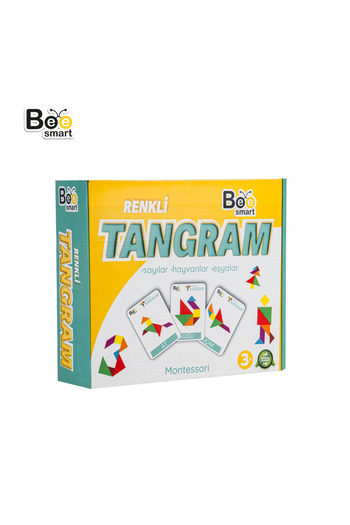 Bee Smart Colorful Tangram Educational and Fun Tangram Toy – 3 Years Old, Motor Skills Developer