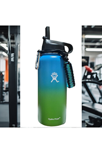 Hydro Flask Hydro Flask stainless steel vacuum insulated water bottle with lid, grip system and straw