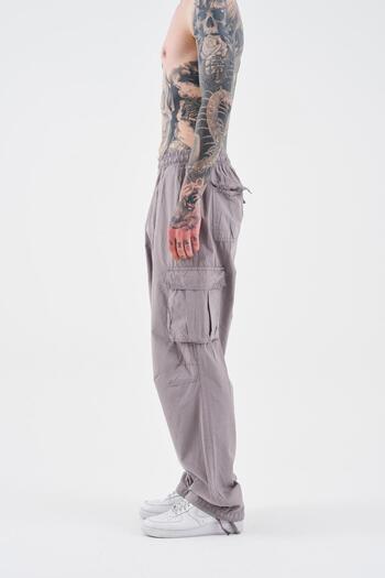 Machinist Ανδρικό παντελόνι Cargo Parachute ΓΚΡΙ