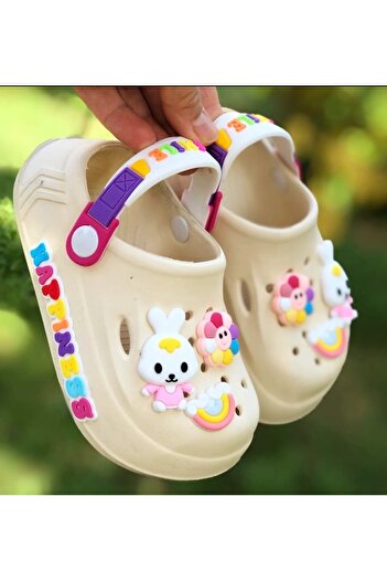Pandalina Girl Child Sandals Non-Slip Sole Sandals Kindergarten Nursery Sea and Pool Sandals