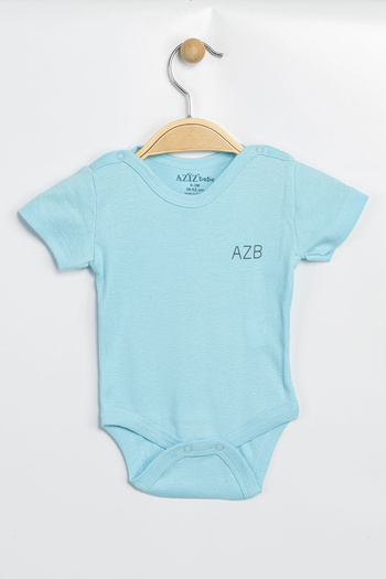 Aziz Bebe Baby Boy Girl 100% Cotton Bodysuit & Bodysuit with Snap Fasteners