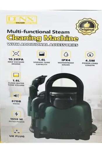 Denx Dinx Steam Cleaner with Dust and Dust Spray Suction, Cleaning Machine, Integrated, High Temperature