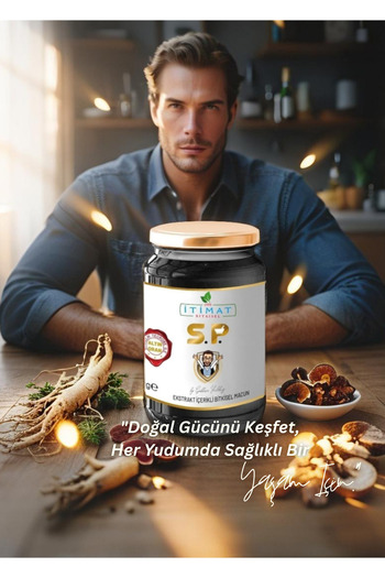 İtimat Bitkisel 1995 S.p. Macun Karışımı Ginseng-çakşır Otu-reişi Mantarı-çoban Çantası- Erkeklere Özel/700g