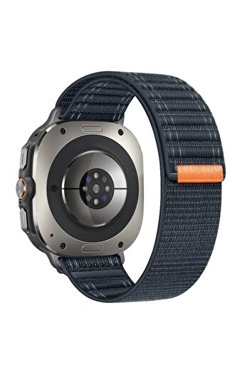 REDz Accessories Curea sport elastică, pentru Samsung Galaxy Watch Ultra 47mm, curea cu cataramă reglabilă, nailon, albastru marin