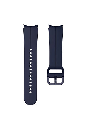 REDz Accessories Curea sport pentru Samsung Galaxy Watch, reglabilă, cu dungi, silicon, bleumarin