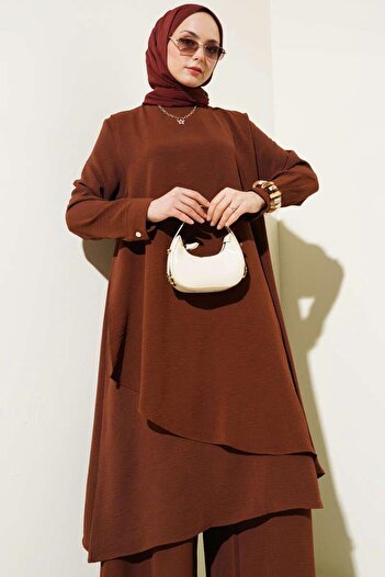 modasindoma women's hijab long double suit