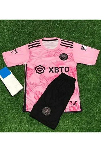 MONTENERO İ.N.T.E.R Miami 2024/2025 New Season Lionel Messi Children's Jersey Set of 3