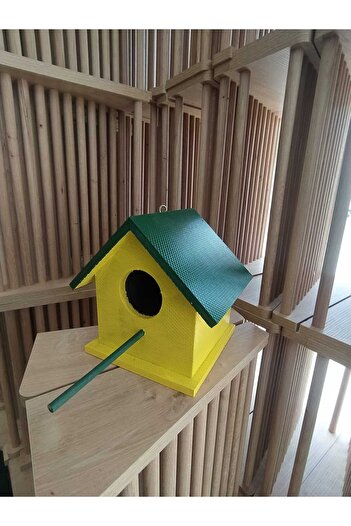 ncy Wooden Bird House Bird Nest Budgie Outdoor Water Resistant 15x15x20 Cm