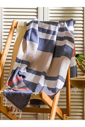 LC Waikiki Mixed Tassel Beach Towel 90X165 cm (S5)