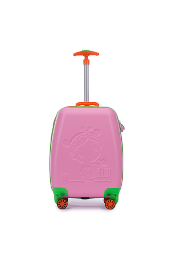 Wexta Wx-410 Pembe Kız Çocuk Valiz