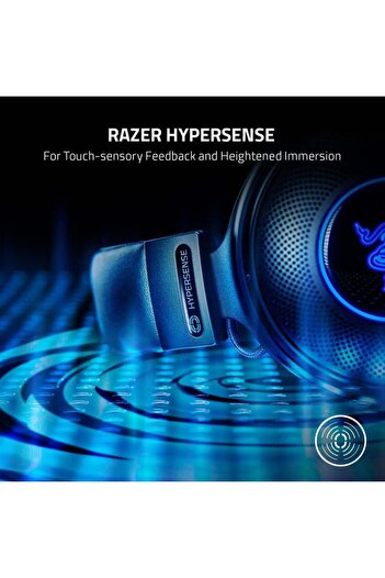 RAZER Kraken V3 Pro HyperSense Wireless Oyuncu Kulaklığı -Haptic Tech , THX Spatial Audio