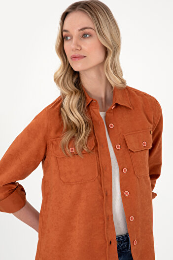 U.S. Polo Assn. Women's Tile Long Sleeve Shirt 50276560-Vr031