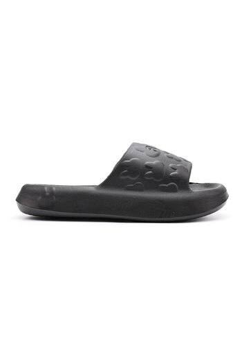 Tmall Women's Slippers, Plain Pattern, Foam, Pd1031, Black