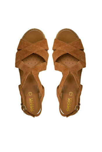 Geox women's espadrilles D35GVC-00021 brown