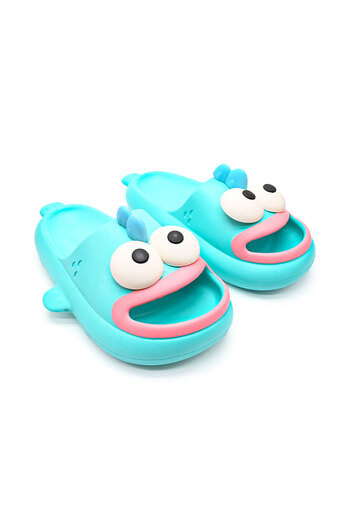 Tmall Papuci de damă, cu desene animate cu pești urâți, spumă, pd1036, albaștri