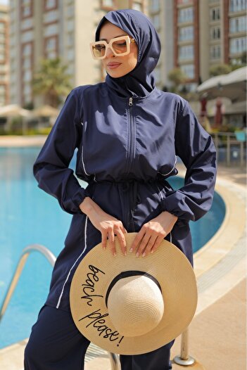 SHİROSA Hijab 4 Piece Swimsuit Suit