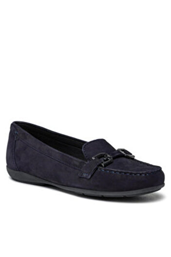 Geox mocasini de damă D84BMA-00032 albaștri