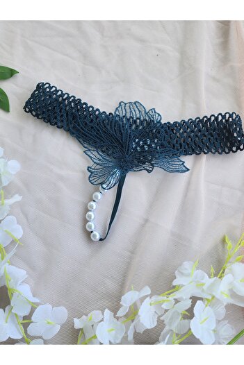 G&H UNDERWEAR String Panties Thong with Pearls