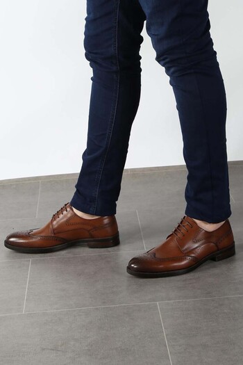 FAST STEP Genuine Leather Men's Classic Shoes 701Ma08-3