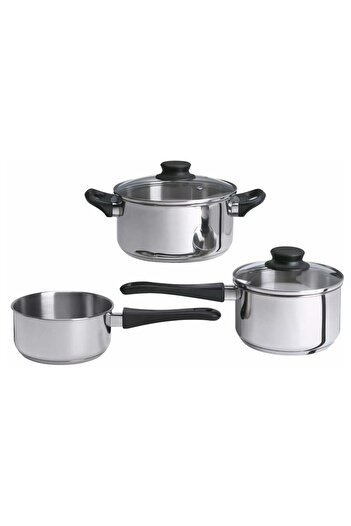 IKEA Annons 3-Piece Steel Pot 90207402