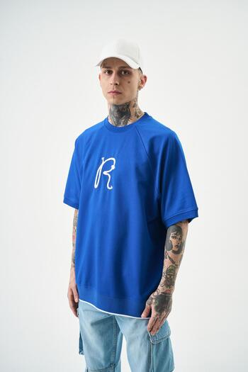 Respire Чоловіча футболка Oversize з вишивкою R Saks