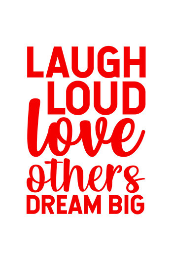 StoryGift Romania 90CM Exterior Adhesive Sticker with a message that encourages you to laugh out loud, love the world and have