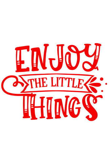 StoryGift Romania 90CM Exterior Adhesive Sticker with a message that encourages you to enjoy the little things - sim