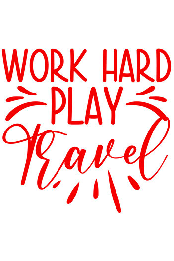 StoryGift Romania 90CM Exterior Adhesive Sticker with a message that encourages you to work hard, play hard and...
