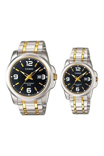Casio Stainless Steel Watch Set MTP/LTP-1314SG-1AV
