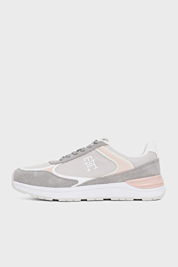 Tommy Hilfiger Dokulu Logolu Sneaker Ayakkabı AYAKKABI FW0FW08324 PQU