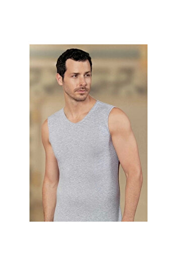Narnuga Mi̇raxx Şahinler Men's Zero Sleeve V Neck Lycra Undershirt E079