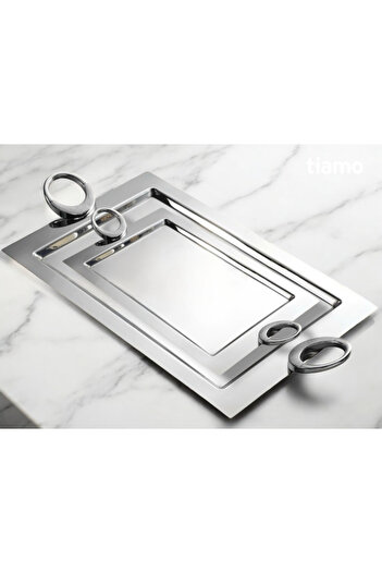 Tiamo Hatir 2-Piece Tea and Coffee Tray Set