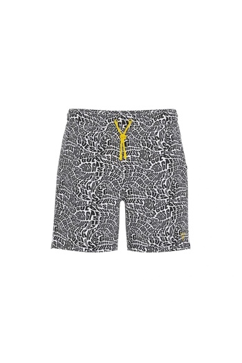 Guess Swimtrunk Medium Distorted 100 Men's Black Swimsuit F5Gt04Wg2D2-Pj0V