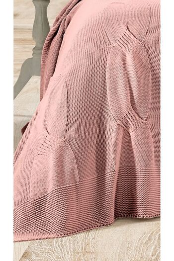 DOUX HOME Elit Knitwear Bedspread 220 X 240 (Pink)