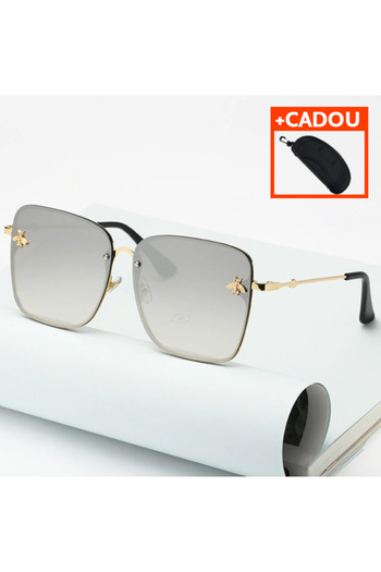 REDz Accessories Sunglasses, Women, Oversized Model, UV400 Protection, Silver