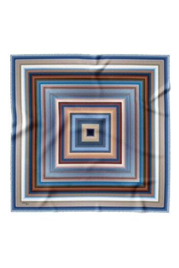 Armine Nostalgia Sura Silk 8237-31 Μπλε Μικτό Σχέδιο