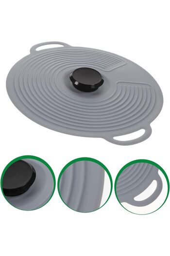 Ekostem Silicone Heat Protector Pot and Pan Lid - Odor Proof 28 cm - Eucalyptus