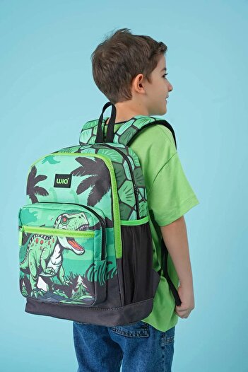 Wia Dino Boy's 3-Piece School Bag Set 25S.Wia.Sw032