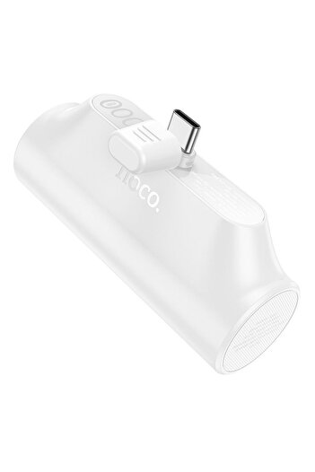 REDz Accessories External Battery, 3000 mAh, USB Type-C Connector, Hoco J147, Compatible iPhone/Android, White