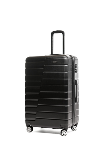 Travel POLO Troler mediu, TRAVEL POLO, 67x41x29cm, A1021, bagaj de cala.Valiza din ABS, Negru