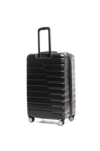 Travel POLO Troler mediu, TRAVEL POLO, 67x41x29cm, A1021, bagaj de cala.Valiza din ABS, Negru