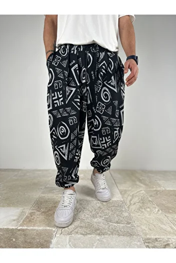 COCOPELLI Pleated Spiral Patterned Half Baggy